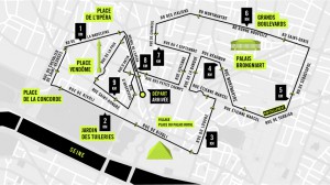 Parcours du 10Km Nike Paris Centre